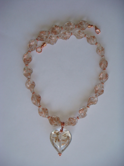 Clear and Copper Heart II