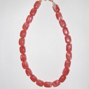 Cherry 'Quartz' Glass Nuggets