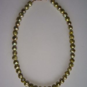 Light Moss Freshwater Pearls