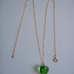 Fern Green Heart - Gold
