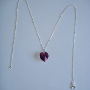 Amethyst AB Heart - Silver