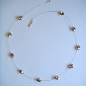 Swarovski Curved Pearls - Bronze