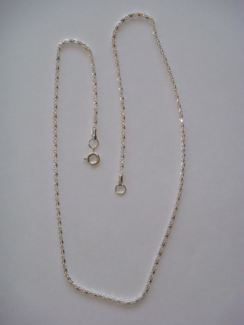 Mesh Chain - Silver - 46cm