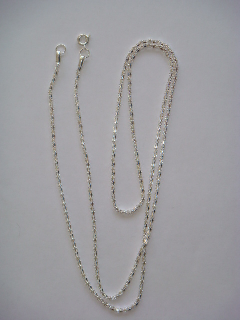 Mesh Chain - Silver - 76cm