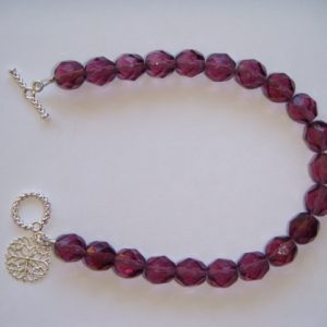 Dark Amethyst and Silver