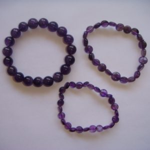 Stretch Bracelet Set - Amethyst 1