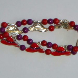 Red Hat Stretch Bracelet