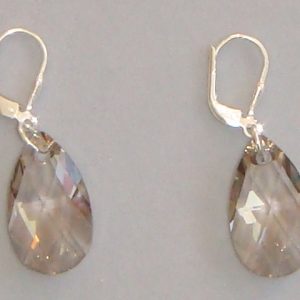 Crystal Silver Shade Pear