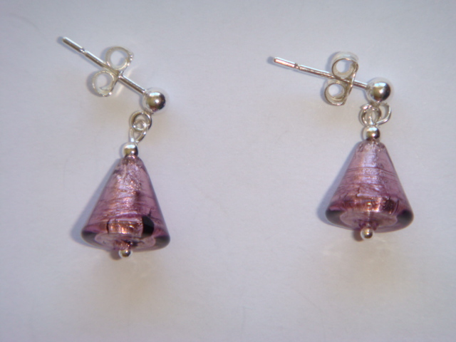 Amethyst Cone and Silver