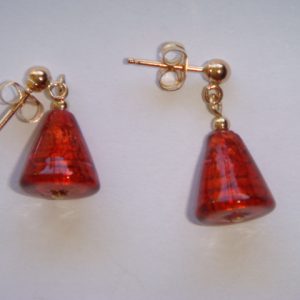Cranberry Cone and Gold