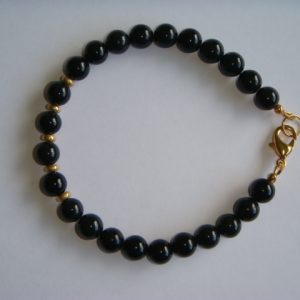 Black Agate and Gold