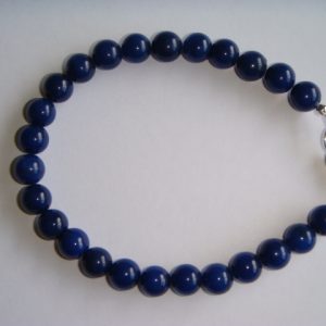 Dark Blue Quartz and Silver