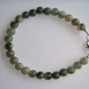 Green Line Jasper and Silver