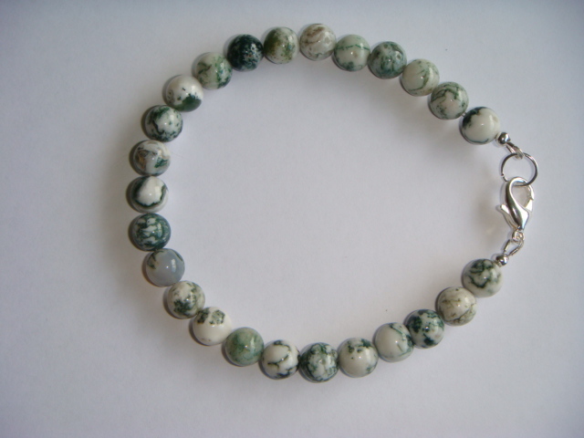 Tree Agate and Silver