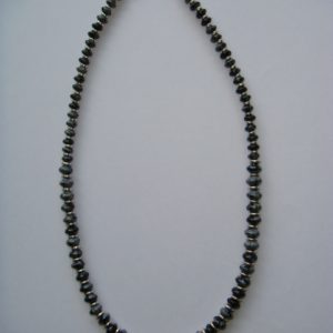 Snowflake Obsidian and Silver I