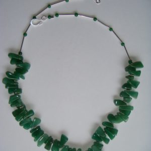 Green Aventurine and Silver I