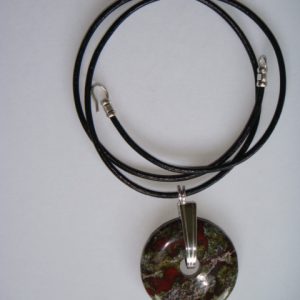 Dragon's Blood Jasper and Leather I
